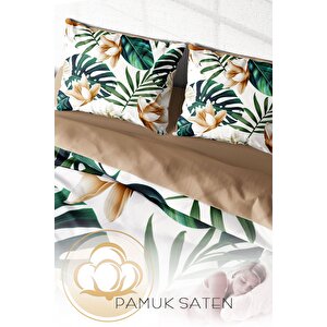 Soft Tropik 3d Çift Kişilik Nevresim Takımı