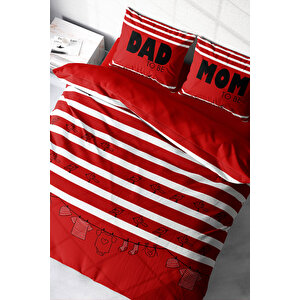 Mom & Dad 3d Çift Kişilik Nevresim Takımı