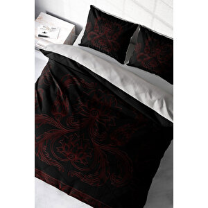 Black Baroque 3d Çift Kişilik Nevresim Takımı