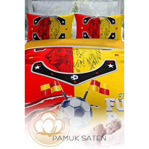 Monohome Red & Yellow 3d Çift Kişilik Nevresim Takımı