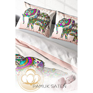 Monohome Elephant Naturel Çift Kişilik Nevresim Takımı