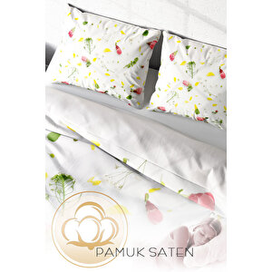 Monohome Garden Naturel Çift Kişilik Nevresim Takımı