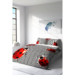 Ladybug Naturel Çift Kişilik Nevresim Takımı