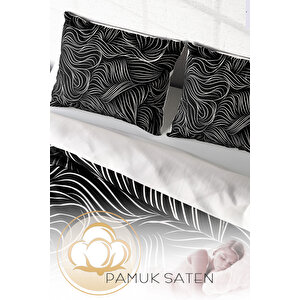 Monohome Zebra Stripes Modern Çift Kişilik Nevresim Takımı