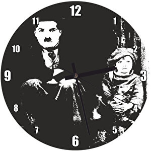 Charlie Chaplin Çocuk Duvar Saati