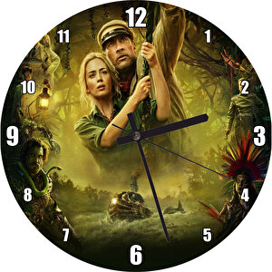 Jumanji Emily Blunt Dwayne Johnson  Duvar Saati