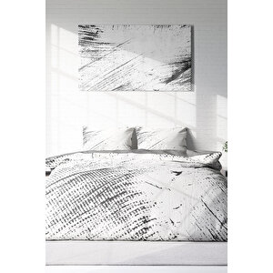 Lux Marble 3d Pamuk Saten Çift Kişilik Nevresim Takımı