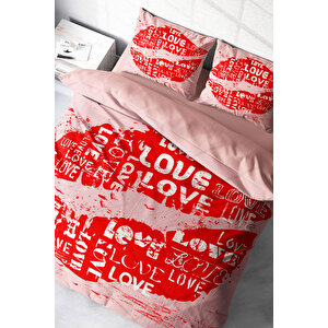 Sevgililer Günü I 3d Çift Kişilik Nevresim Takımı