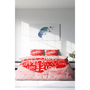 Sevgililer Günü I 3d Çift Kişilik Nevresim Takımı