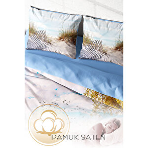 Monohome Reeds 3d Dijital Baskılı Çift Kişilik Nevresim Takımı