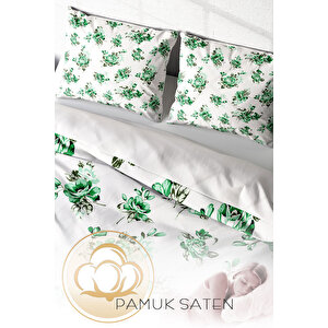 Monohome Green Garden Naturel Çift Kişilik Nevresim Takımı