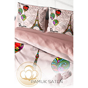 Monohome Soft Paris 3d Çift Kişilik Nevresim Takımı