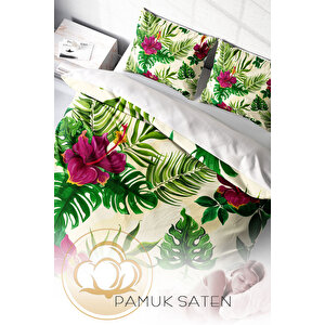 Monohome Peace Of The Green Naturel Çift Kişilik Nevresim Takımı