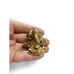 Cajuart Minyatür 5 Cm Hint Ganesh Fil Buda Biblo Teraryum Süs