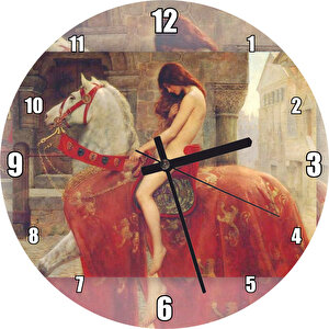 Tanrının Armağanı Lady Godiva  Duvar Saati