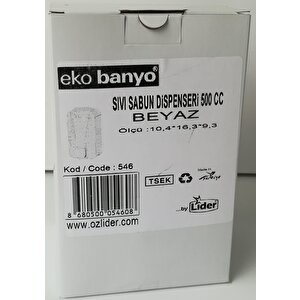 Li̇der Sivi Sabunluk Beyaz-500 Cc