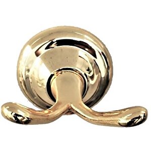 Lider Dicle Gold Banyo Aksesuarı,sarı Altın Renk İkili Askılık