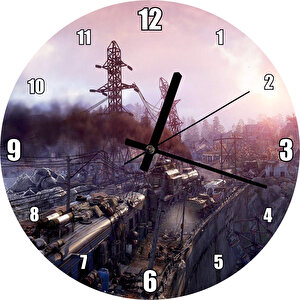 Metro Exodus Buharlı Tren Ve Harabe Şehir Duvar Saati