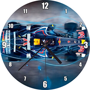 Formula 1 Redbull Team Duvar Saati