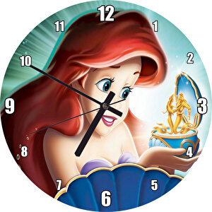 Disney Denizkızı Ve Müzik Kutusu Duvar Saati