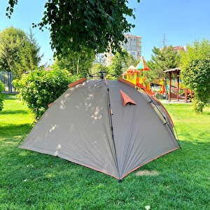 Iglo 3 Kişilik Çadır Argeus - Bagajlı Çift Tenteli -  Otomatik Kurulum - Arg-204 - 4 Mevsim