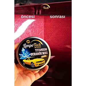 Li̇mpo Tech Li̇mpotech Titanium Serami̇k Wax 150ml Krem Cila Boya Koruma Sünger