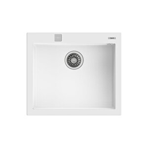 Forsquare 50x40 Tezgah Üstü Grani̇t Evye Beyaz