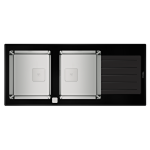 Dıamond Rs15 2b 1d  Cam Eviye 115160007