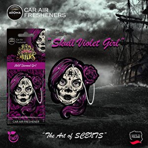 Aroma Cellulose Asma Koku -  Skull Violet Girl