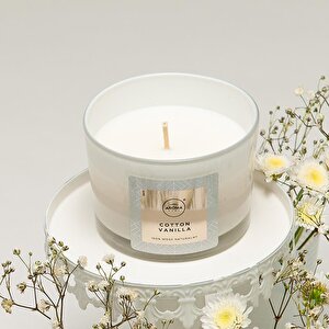 Aroma Home Elegance Kokulu Mum Cotton Vanilla  115gr.