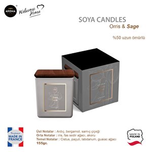 Aroma Home Soya Series Kokulu Mum Orris Sage  155gr.