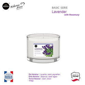 Basic Line Kokulu Mum Lavender With Rosemary  115gr.