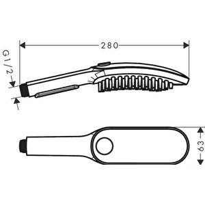 Hansgrohe Dogshower 150 3jet Beyaz 26640700