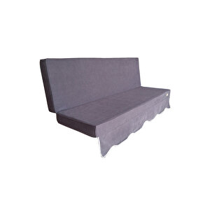 Mi̇rzade Sofa Soft Kumaş Tentesi̇z 28 Dns Sünger  Salincak Mi̇nderi̇-sofa Salıncak Koyu Gri