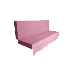 Mi̇rzade Sofa Soft Kumaş Tentesi̇z 28 Dns Sünger  Salincak Mi̇nderi̇-sofa Salıncak Pembe