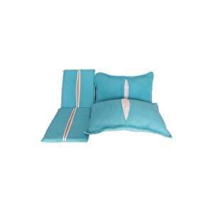 Mi̇rzade Sofa Soft Kumaş Tentesi̇z 28 Dns Sünger  Salincak Mi̇nderi̇-sofa Salıncak Turkuaz