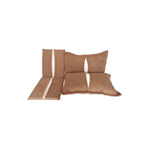 Mi̇rzade Sofa Soft Kumaş Tentesi̇z 28 Dns Sünger  Salincak Mi̇nderi̇-sofa Salıncak Kahve