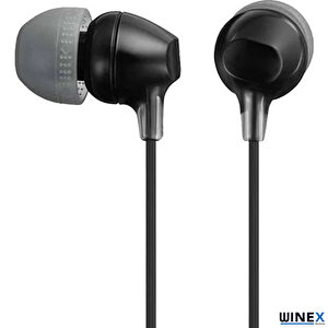 P100 3.5 Mm Mikrofonlu Kablolu Kulak Içi Kulaklık Siyah Siyah