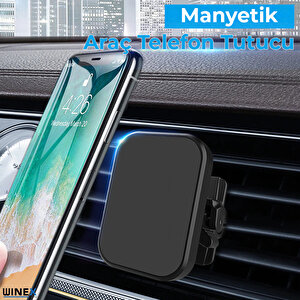 Winex Manyetik Kilitli Araç İçi Telefon Tutucu