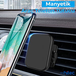 Schitec Manyetik Kilitli Araç İçi Telefon Tutucu