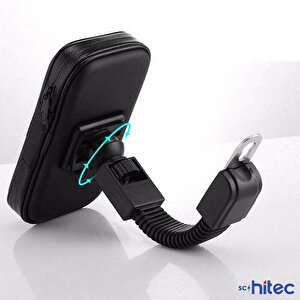 Schitec Motorsiklet Ve Bisiklet Su Geçirmez Telefon Tutucu