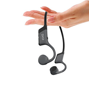 Dvip G800 Kemikten Ses İleten Bluetooth Sports Kulaklık 5.0 Siyah Siyah
