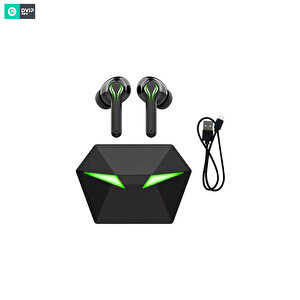 Dvip Ak47 Kablosuz Oyuncu Kulaklığı Bluetooth 5.0 Kulaklık Siyah