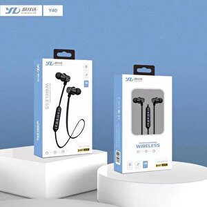 Dvip Y40 Sports Mıknatıslı Bluetooth 5.0 Kulaklık Siyah