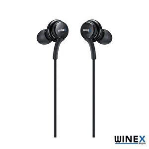 Winex Akg Type-c Mikrofonlu Kablolu Kulaklık Siyah
