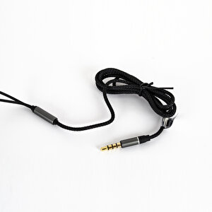 Tecno Spark 6 Rock R2 Kablolu Mikrofonlu Kulaklık Siyah