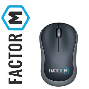 Factor M M1 Süper Sessiz Kompact Kablosuz Mouse Siyah