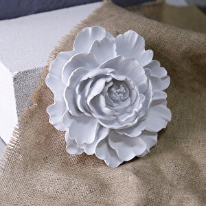 Lotus Dekoratif Çiçek Beyaz