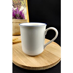 Blue Rim Porselen Kupa 250 Ml Mavi - Tl4029558