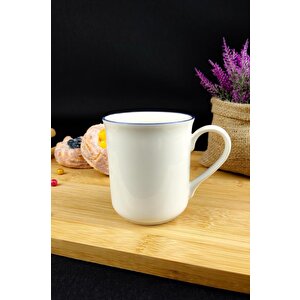 Blue Rim Porselen Kupa 250 Ml Mavi - Tl4029558
